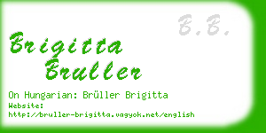 brigitta bruller business card